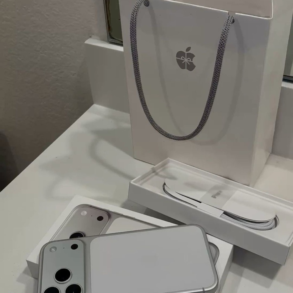 Apple iPhone in Classic White and Silver